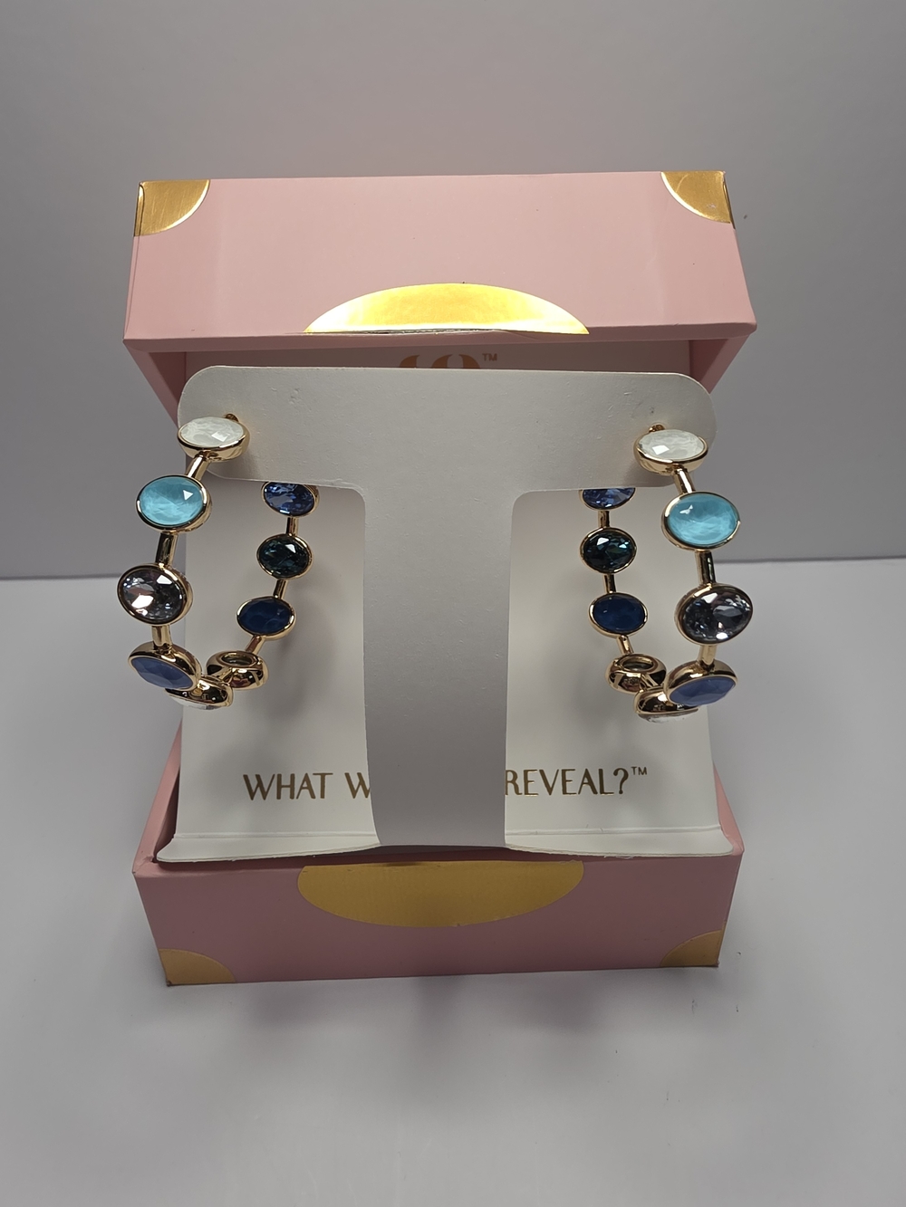 BP Jewel Candy The Glam Escape Gold Earrings In Maldives Mirage